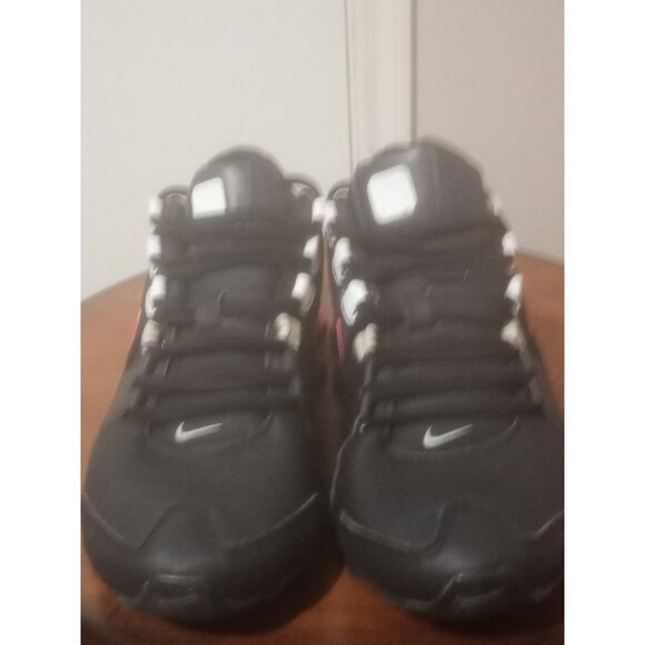 Nike Shox Avenue Womens Running Shoes Sneakers Black/Red 844131-003 Leather Sz 6 - Picture 5 of 13